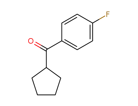 Molecular Structure of 31545-25-2 (CYCLOPENTYL 4-FLUOROPHENYL KETONE)