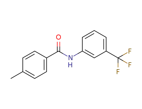 Molecular Structure of 144918-48-9 (4-Methyl-N-[3-(trifluoroMethyl)phenyl]benzaMide, 97%)