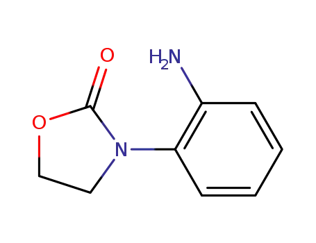 Molecular Structure of 936940-54-4 (3-(2-aminophenyl)-1,3-oxazolidin-2-one)