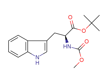 N<SUP>b</SUP>-methoxycarbonyl-L-tryptophan tert-butyl ester