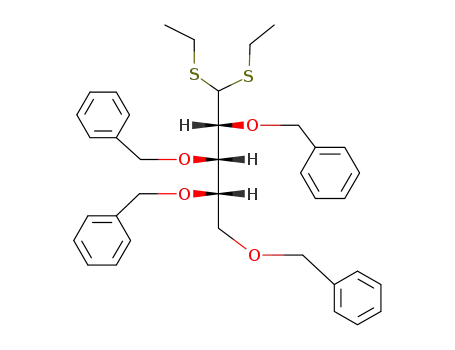 2,3,4,5-tetra-O-benzyl-L-arabinose diethyl dithioacetal