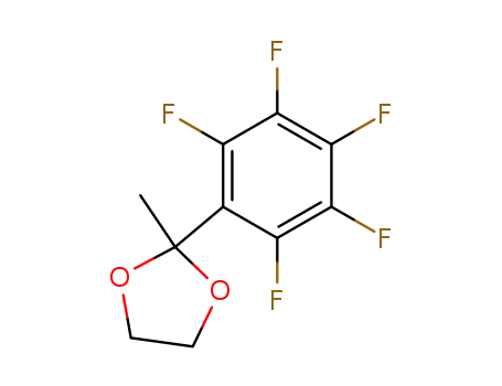 1,3-Dioxolane, 2-methyl-2-(pentafluorophenyl)-