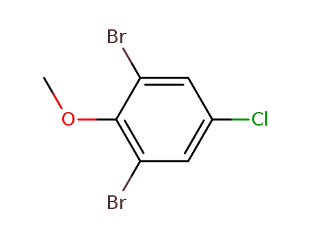 Molecular Structure of 174913-44-1 (1,3-dibromo-5-chloro-2-methoxybenzene)
