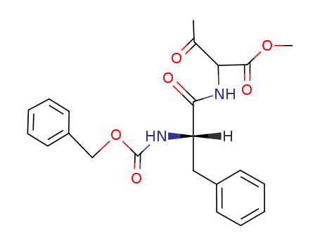 2-((S)-2-Benzyloxycarbonylamino-3-phenyl-propionylamino)-3-oxo-butyric acid methyl ester