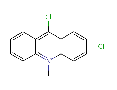 Molecular Structure of 75586-67-3 (9-chloro-10-methylacridinium chloride)
