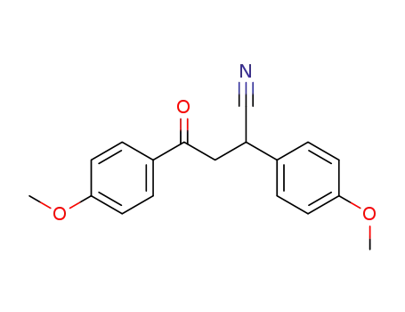 Molecular Structure of 23073-04-3 (2,4-bis(4-methoxyphenyl)-4-oxobutanenitrile)