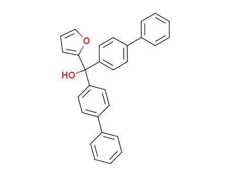 Molecular Structure of 86214-02-0 (dibiphenyl-4-yl(furan-2-yl)methanol)