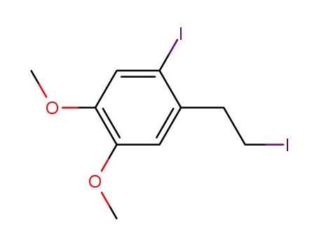 Benzene, 1-iodo-2-(2-iodoethyl)-4,5-dimethoxy-