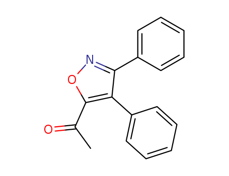 Ethanone,1-(3,4-diphenyl-5-isoxazolyl)- cas  1631-96-5