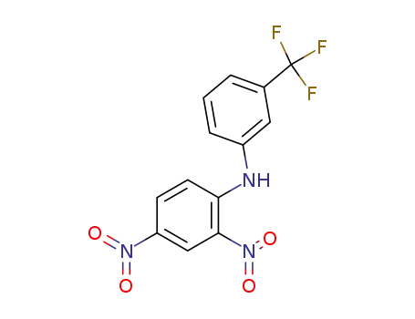 Molecular Structure of 1869-67-6 (2,4-dinitro-N-[3-(trifluoromethyl)phenyl]aniline)
