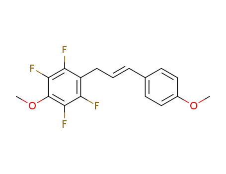 (E)-1,2,4,5-tetrafluoro-3-methoxy-6-(3-(4-methoxyphenyl)allyl)benzene