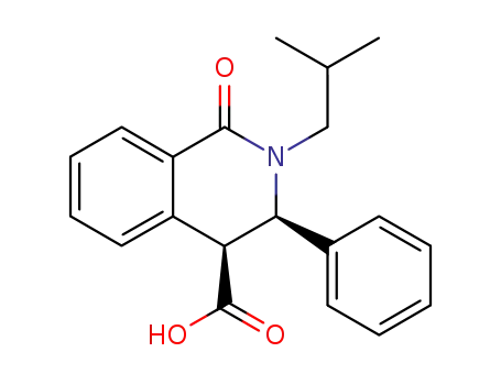 cis-N-isobutyl-3-phenyl-4-carboxy-3,4-dihydro-1(2H)-isoquinolone