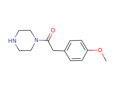 2-(4-methoxyphenyl)-1-(piperazin-1-yl)ethan-1-one