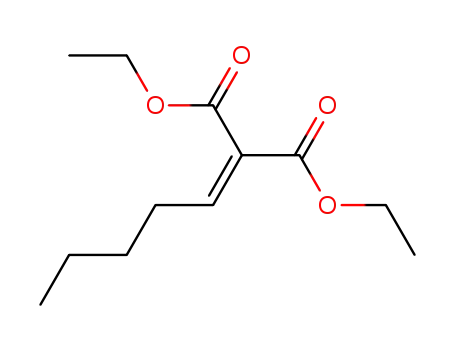 Molecular Structure of 18795-86-3 (Propanedioic acid, pentylidene-, diethyl ester)