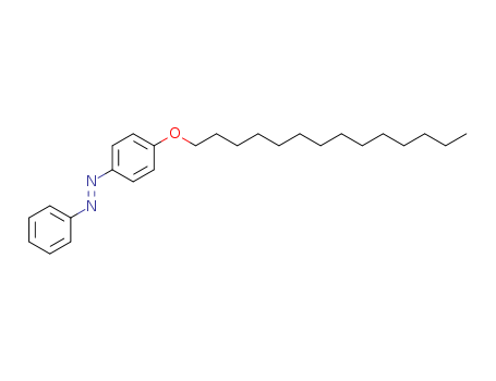 Molecular Structure of 115933-69-2 (Diazene, phenyl[4-(tetradecyloxy)phenyl]-)