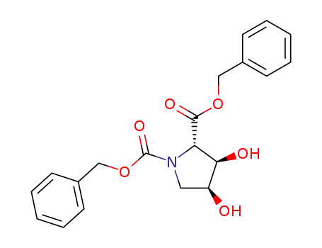 dibenzyl (2S,3R,4S)-3,4-dihydroxypyrrolidine-1,2-dicarboxylate