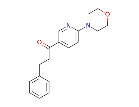 1-(6-morpholinopyridin-3-yl)-3-phenylpropanone