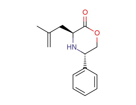 2-Morpholinone, 3-(2-methyl-2-propenyl)-5-phenyl-, (3S,5S)-