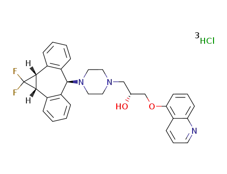 Molecular Structure of 167465-36-3 (ZOSUQUIDAR TRIHYSROCHLORIDE)