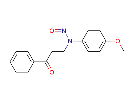 3-(N-(4-methoxyphenyl)-N-nitrosoamino)-1-phenylpropane-1-one