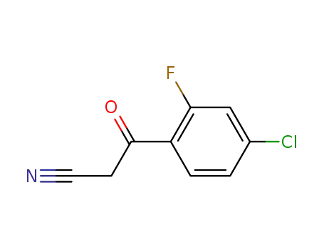 3-(4-chloro-2-fluorophenyl)-3-oxopropanenitrile