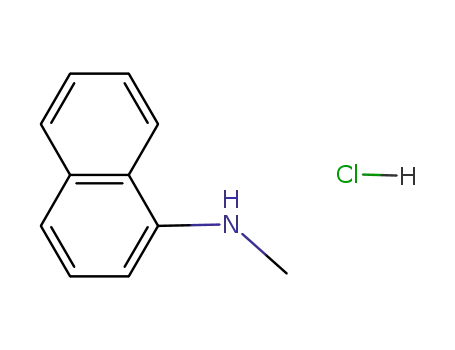 Molecular Structure of 4643-36-1 (N-METHYL-1-NAPHTHYLAMINE HYDROCHLORIDE)