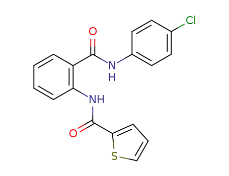 N-{2-[(4-chloroanilino)carbonyl]phenyl}-2-thiophenecarboxamide