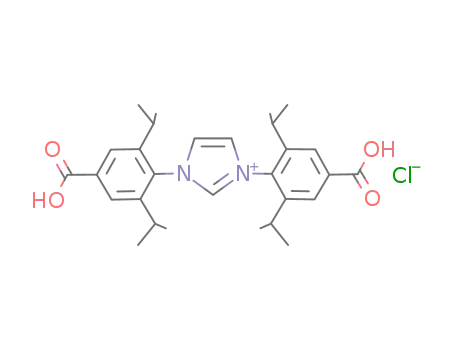1,3-bis(4-carboxy-2,6-diisopropylphenyl)imidazolium chloride