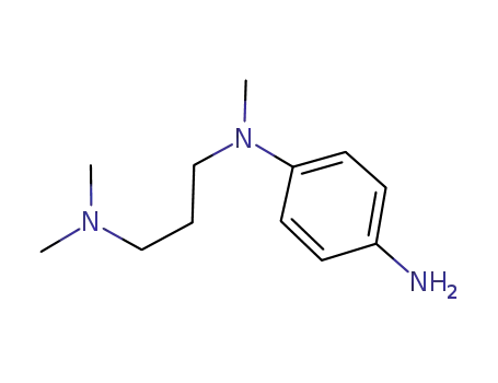 Molecular Structure of 223786-19-4 (1,4-Benzenediamine, N-[3-(dimethylamino)propyl]-N-methyl-)