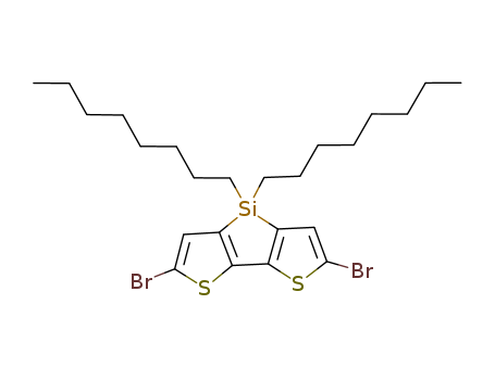 2,6-dibromo-4,4-di-n-octyl-silolo[3,2-b:4,5-d]dithiophene