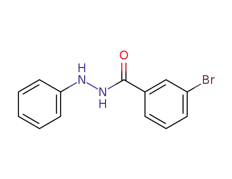 Molecular Structure of 83868-06-8 (Benzoic acid, 3-bromo-, 2-phenylhydrazide)
