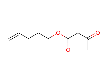 Molecular Structure of 61363-94-8 (Butanoic acid, 3-oxo-, 4-pentenyl ester)