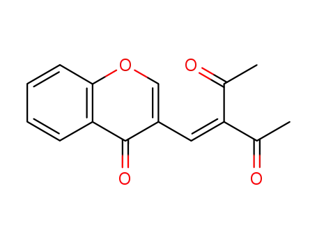 Molecular Structure of 57443-91-1 (2,4-Pentanedione, 3-[(4-oxo-4H-1-benzopyran-3-yl)methylene]-)