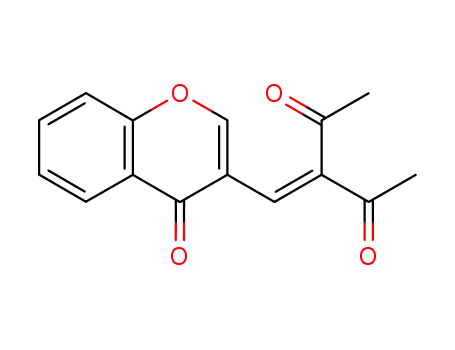 3-(2,2-Diacetylvinyl)-4H-1-benzopyran-4-one
