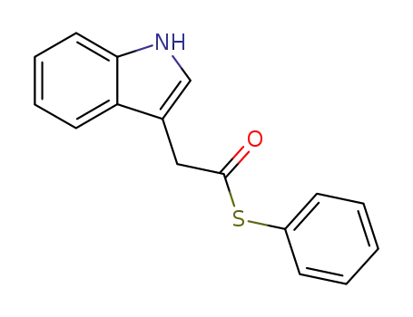 1H-Indole-3-ethanethioic acid, S-phenyl ester