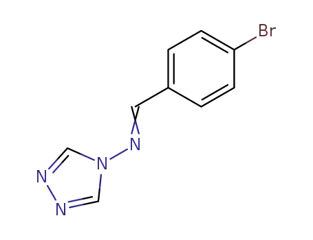 Molecular Structure of 32787-79-4 (4H-1,2,4-Triazol-4-amine, N-[(4-bromophenyl)methylene]-)