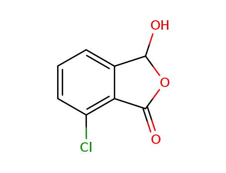 Molecular Structure of 70097-44-8 (7-chloro-3-hydroxyisobenzofuran-1(3H)-one)