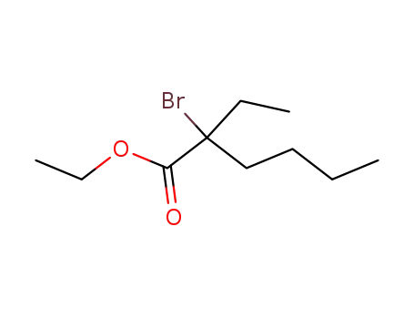 Molecular Structure of 96980-67-5 (Ethyl 2-bromo-2-ethylhexanoate)