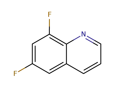 Molecular Structure of 145241-75-4 (6,8-DIFLUOROQUINOLINE)