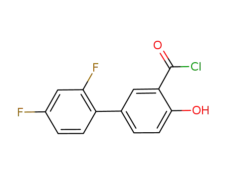 C<sub>13</sub>H<sub>7</sub>ClF<sub>2</sub>O<sub>2</sub>