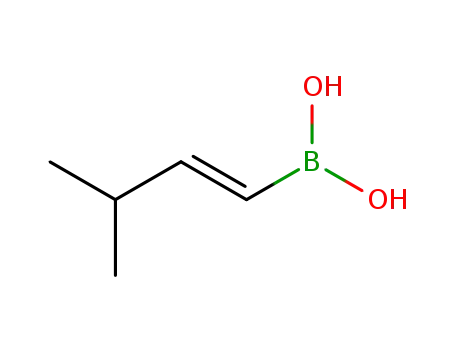 Molecular Structure of 70813-75-1 (Boronic acid, [(1E)-3-methyl-1-butenyl]-)