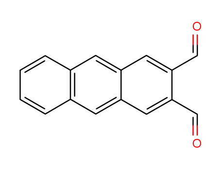 Molecular Structure of 76197-35-8 (2,3-Anthracenedicarboxaldehyde)