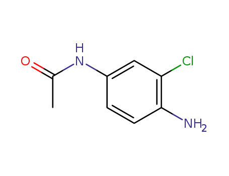 Molecular Structure of 16604-99-2 (4'-Amino-3'-chloroacetanilide)