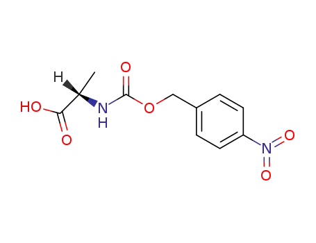 Molecular Structure of 53793-17-2 (PNZ-L-ALANINE)