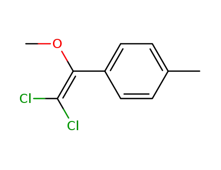 Molecular Structure of 62688-93-1 (Benzene, 1-(2,2-dichloro-1-methoxyethenyl)-4-methyl-)