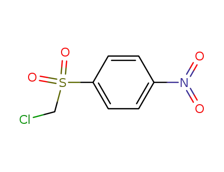 Molecular Structure of 7239-20-5 (Chloromethyl(p-nitrophenyl) sulfone)