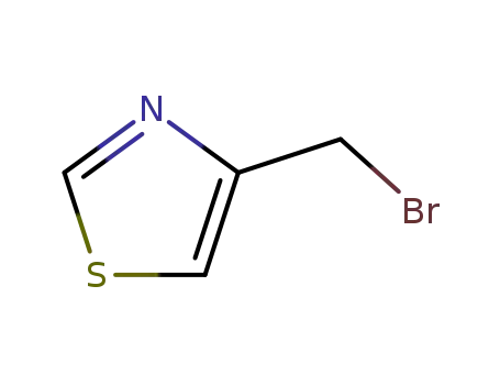 Molecular Structure of 52829-53-5 (4-(BROMOMETHYL)-1,3-THIAZOLE)