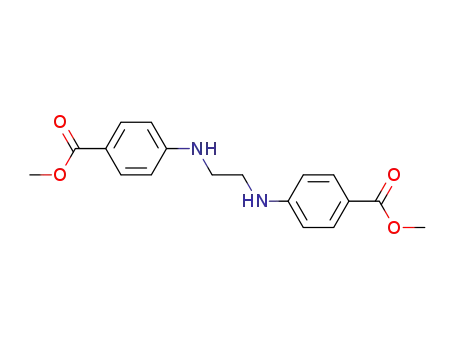 Molecular Structure of 6968-79-2 (Benzoicacid, 4,4'-(1,2-ethanediyldiimino)bis-, dimethyl ester (9CI))