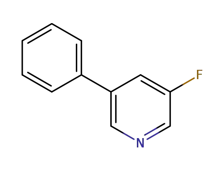 Molecular Structure of 1214374-67-0 (3-Fluoro-5-phenylpyridine)