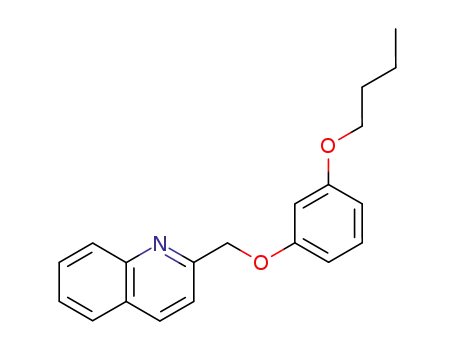 Molecular Structure of 107813-90-1 (2-((3-butoxyphenoxy)methyl)quinoline)
